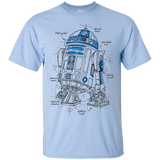 T-Shirts Light Blue / S R2D2 Plan T-Shirt