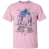 T-Shirts Light Pink / S R2D2 Plan T-Shirt