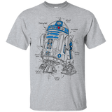 T-Shirts Sport Grey / S R2D2 Plan T-Shirt