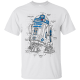 T-Shirts White / S R2D2 Plan T-Shirt
