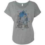 R2D2 Plan Triblend Dolman Sleeve