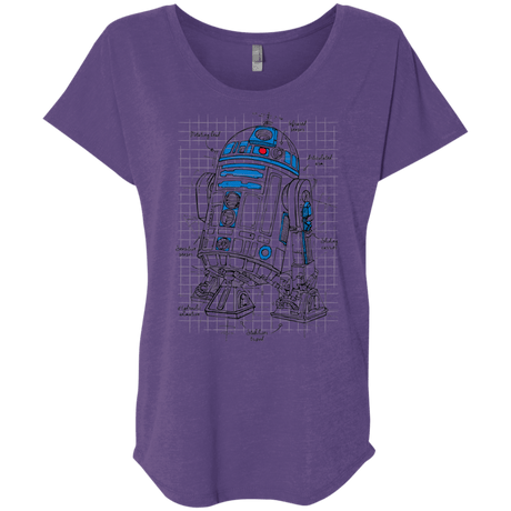 R2D2 Plan Triblend Dolman Sleeve