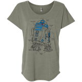 R2D2 Plan Triblend Dolman Sleeve