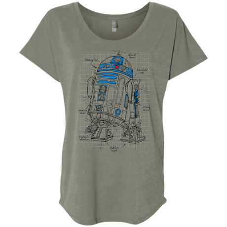 R2D2 Plan Triblend Dolman Sleeve