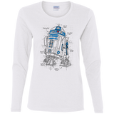 T-Shirts White / S R2D2 Plan Women's Long Sleeve T-Shirt