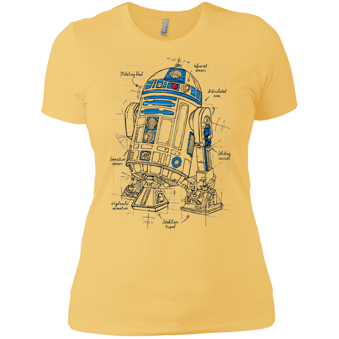 T-Shirts Banana Cream/ / X-Small R2D2 Plan Women's Premium T-Shirt