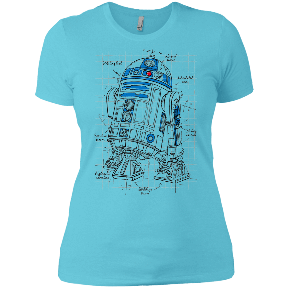 T-Shirts Cancun / X-Small R2D2 Plan Women's Premium T-Shirt