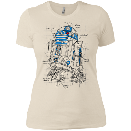 T-Shirts Ivory/ / X-Small R2D2 Plan Women's Premium T-Shirt
