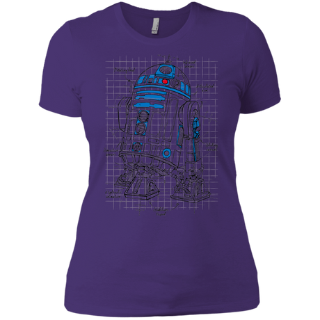 T-Shirts Purple Rush/ / X-Small R2D2 Plan Women's Premium T-Shirt