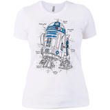 T-Shirts White / X-Small R2D2 Plan Women's Premium T-Shirt