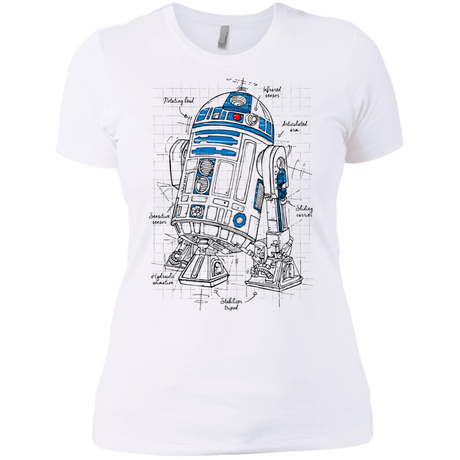 T-Shirts White / X-Small R2D2 Plan Women's Premium T-Shirt