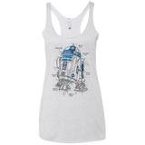 R2D2 Plan Women's Triblend Racerback Tank