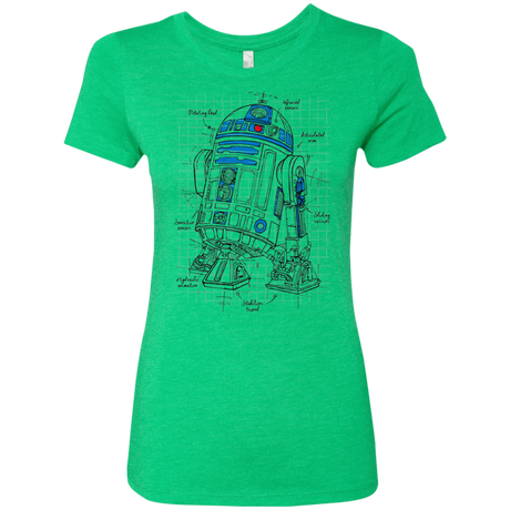 T-Shirts Envy / S R2D2 Plan Women's Triblend T-Shirt