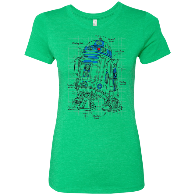 T-Shirts Envy / S R2D2 Plan Women's Triblend T-Shirt