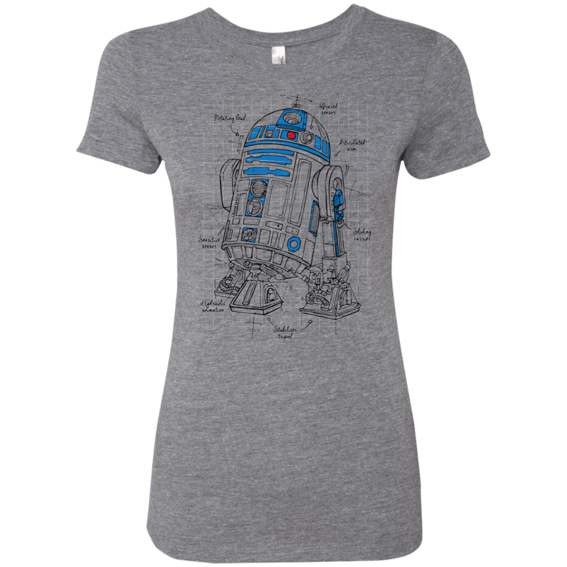 T-Shirts Premium Heather / S R2D2 Plan Women's Triblend T-Shirt