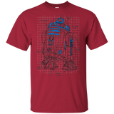 T-Shirts Cardinal / YXS R2D2 Plan Youth T-Shirt