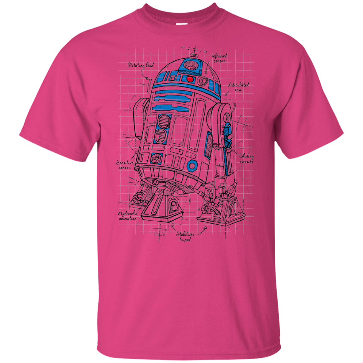 T-Shirts Heliconia / YXS R2D2 Plan Youth T-Shirt