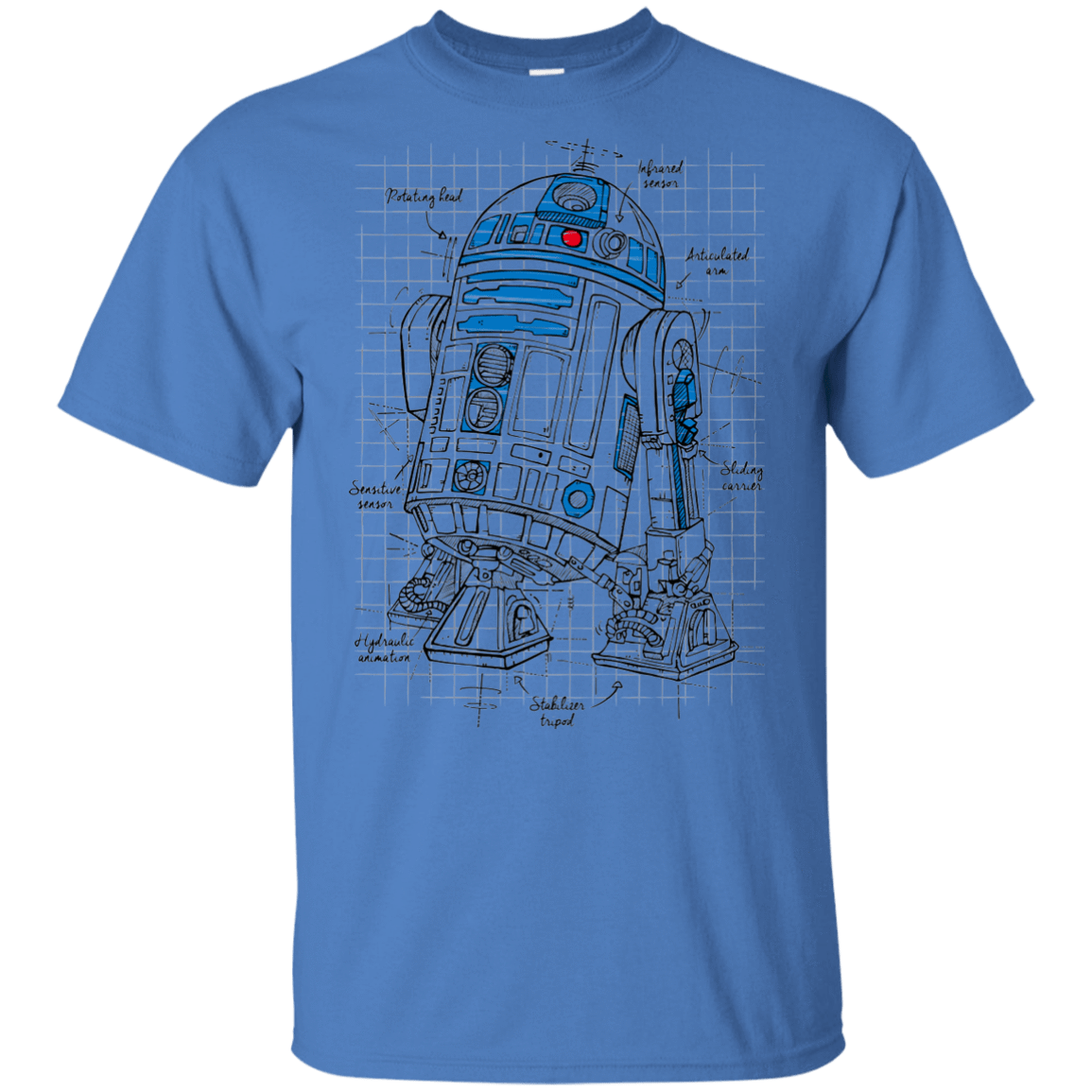 T-Shirts Iris / YXS R2D2 Plan Youth T-Shirt