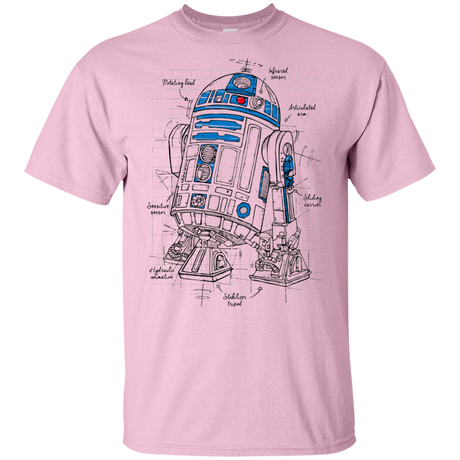 T-Shirts Light Pink / YXS R2D2 Plan Youth T-Shirt