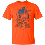 T-Shirts Orange / YXS R2D2 Plan Youth T-Shirt