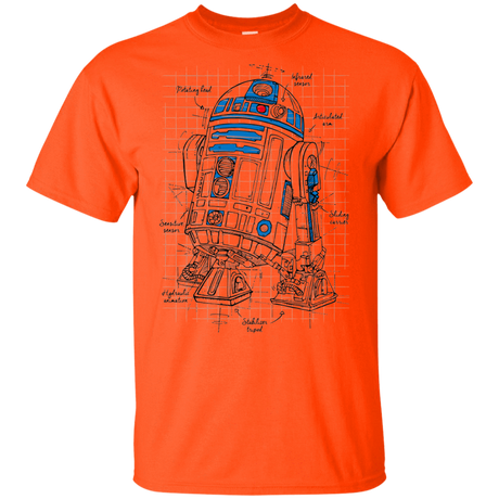 T-Shirts Orange / YXS R2D2 Plan Youth T-Shirt