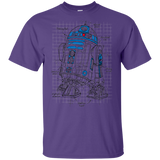 T-Shirts Purple / YXS R2D2 Plan Youth T-Shirt