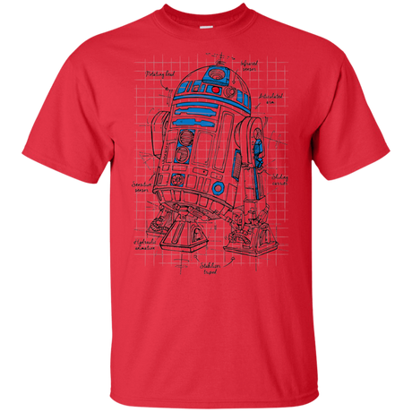 T-Shirts Red / YXS R2D2 Plan Youth T-Shirt