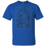 T-Shirts Royal / YXS R2D2 Plan Youth T-Shirt