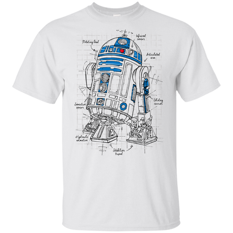 T-Shirts White / YXS R2D2 Plan Youth T-Shirt