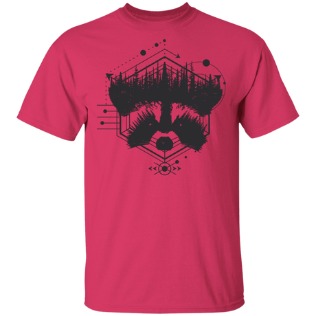 T-Shirts Heliconia / S Raccoon Art T-Shirt