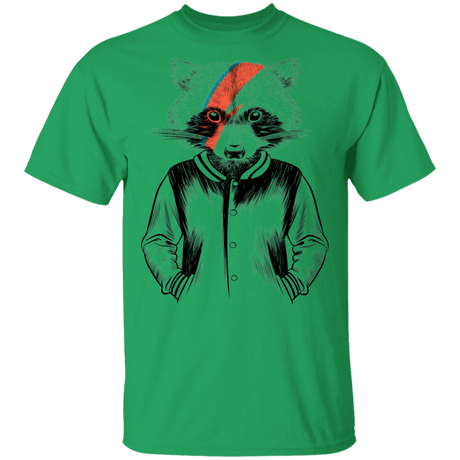 T-Shirts Irish Green / S Raccoon Bowie T-Shirt