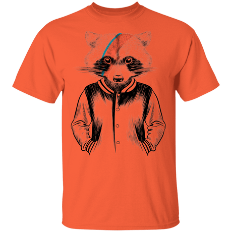 T-Shirts Orange / YXS Raccoon Bowie Youth T-Shirt