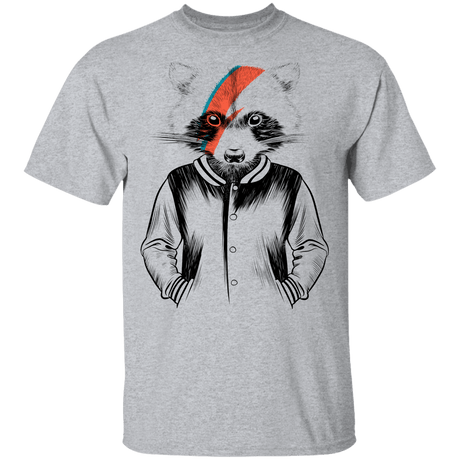 T-Shirts Sport Grey / YXS Raccoon Bowie Youth T-Shirt