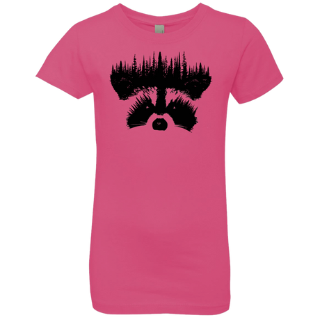 T-Shirts Hot Pink / YXS Raccoon Eyes Girls Premium T-Shirt