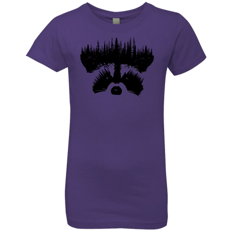 T-Shirts Purple Rush / YXS Raccoon Eyes Girls Premium T-Shirt
