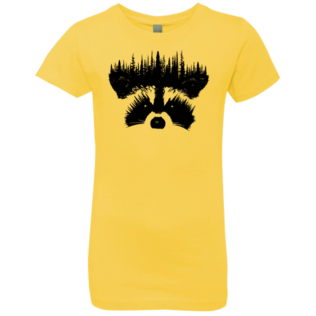 T-Shirts Vibrant Yellow / YXS Raccoon Eyes Girls Premium T-Shirt