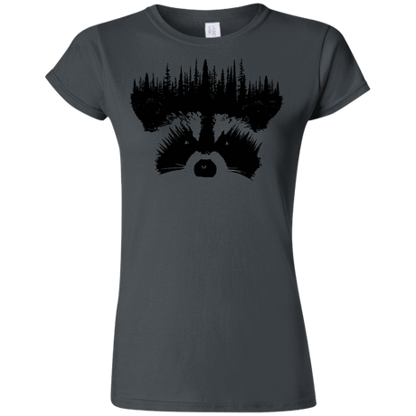 T-Shirts Charcoal / S Raccoon Eyes Junior Slimmer-Fit T-Shirt