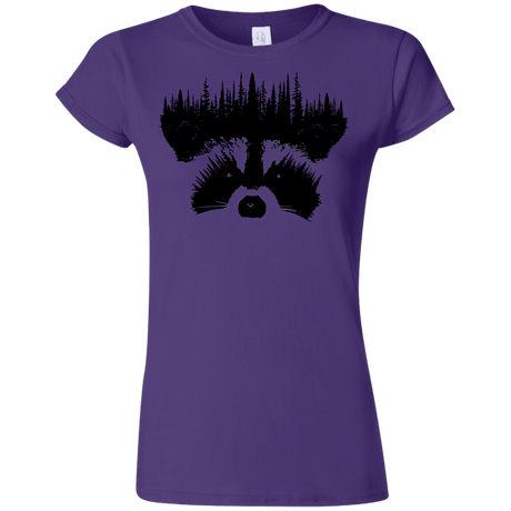 T-Shirts Purple / S Raccoon Eyes Junior Slimmer-Fit T-Shirt
