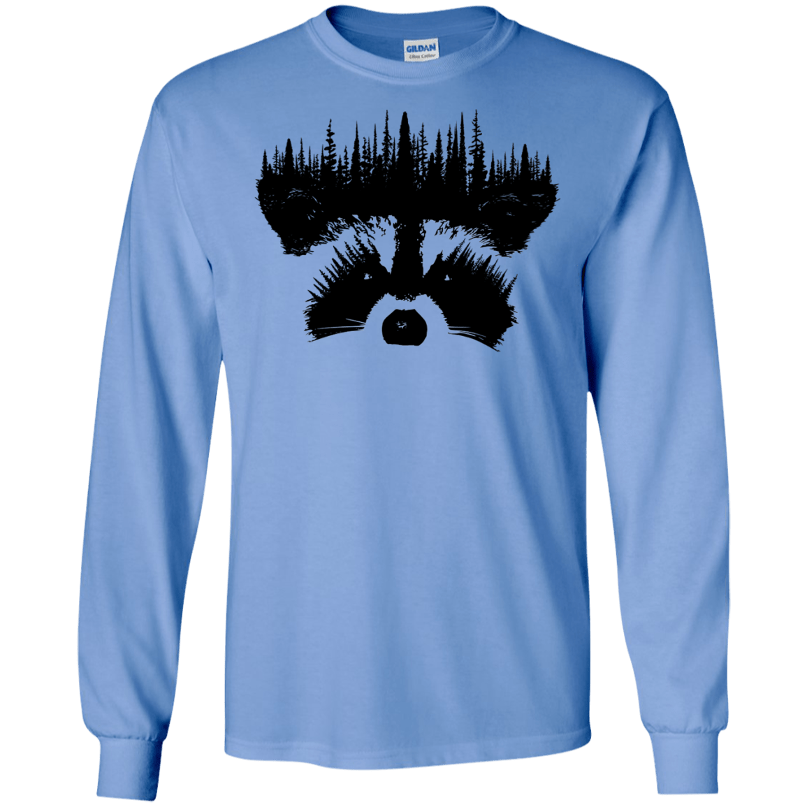 Raccoon Eyes Men's Long Sleeve T-Shirt