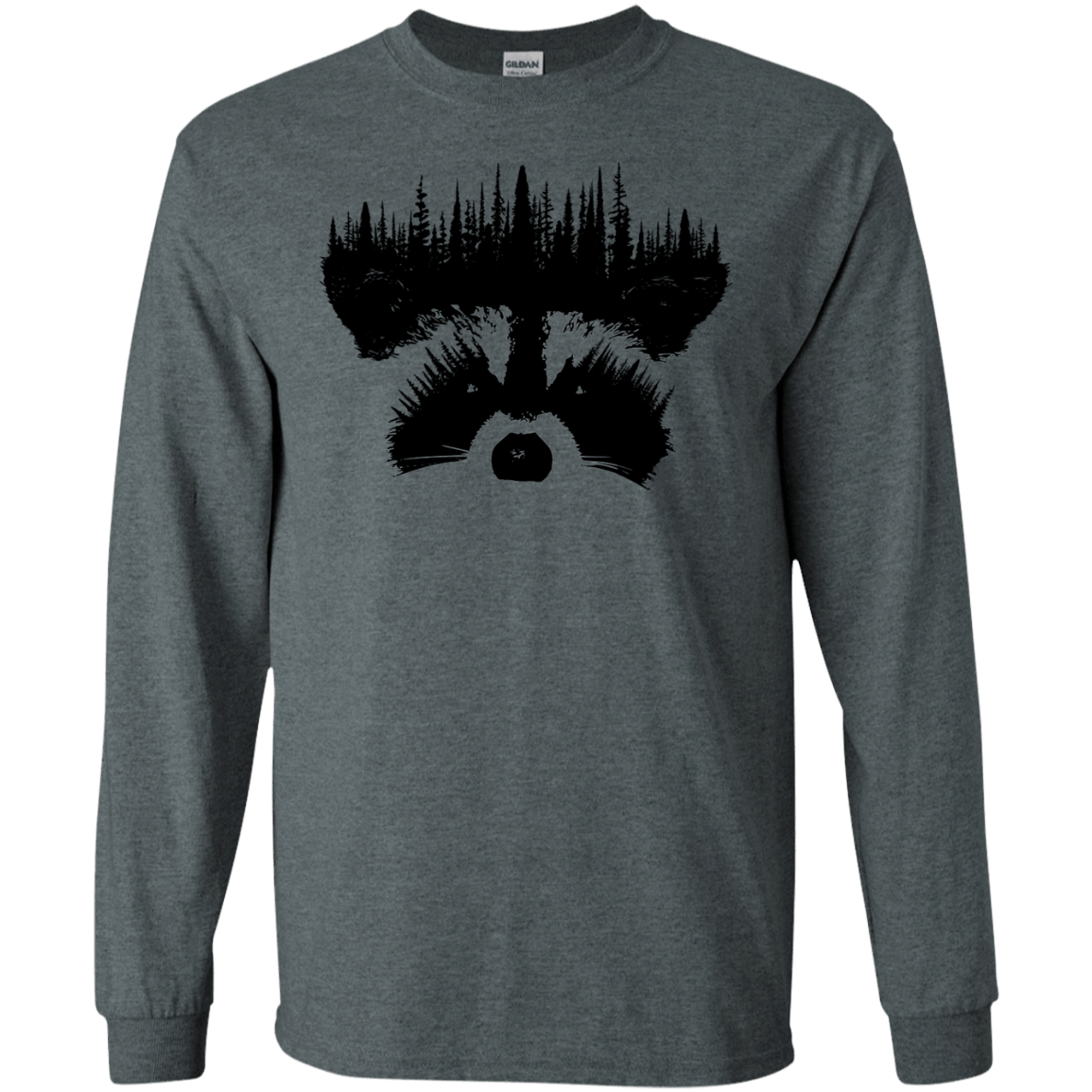 Raccoon Eyes Men's Long Sleeve T-Shirt