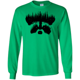 Raccoon Eyes Men's Long Sleeve T-Shirt