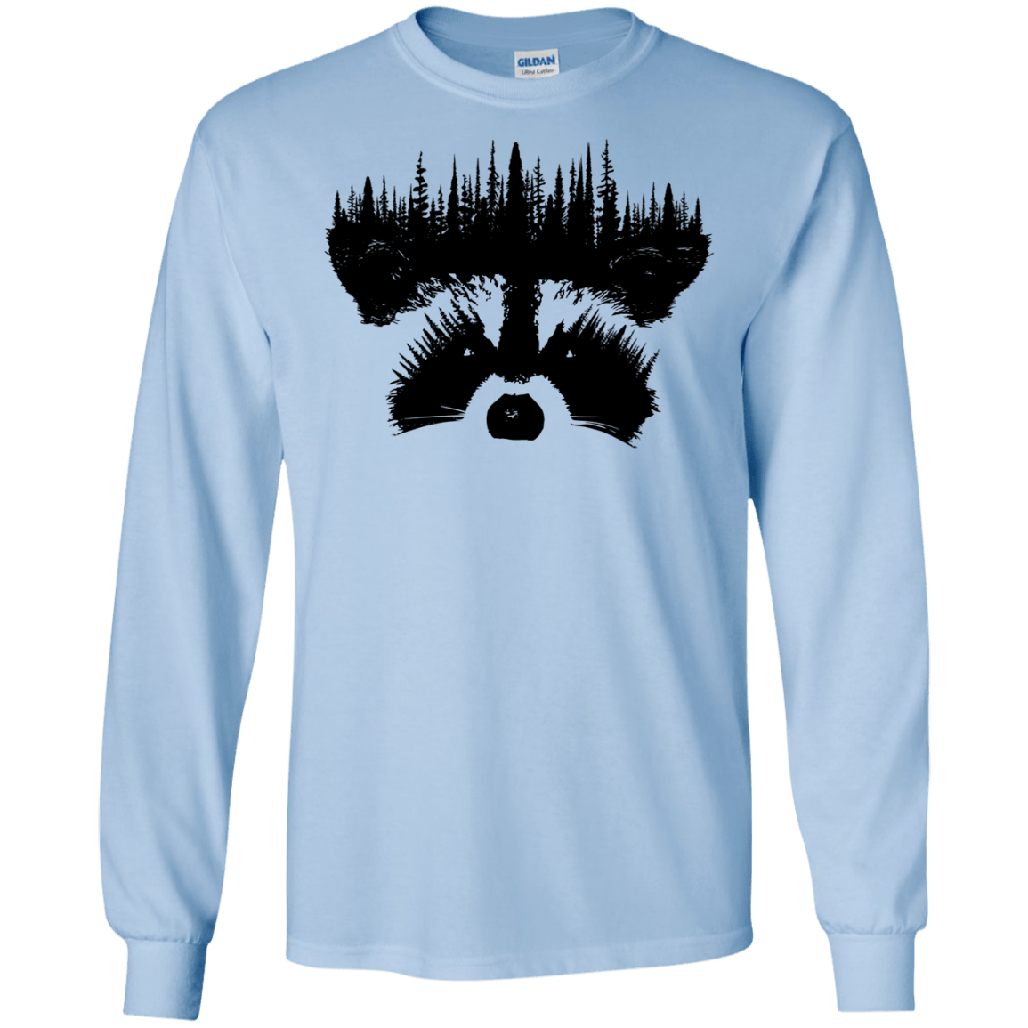 Raccoon Eyes Men's Long Sleeve T-Shirt