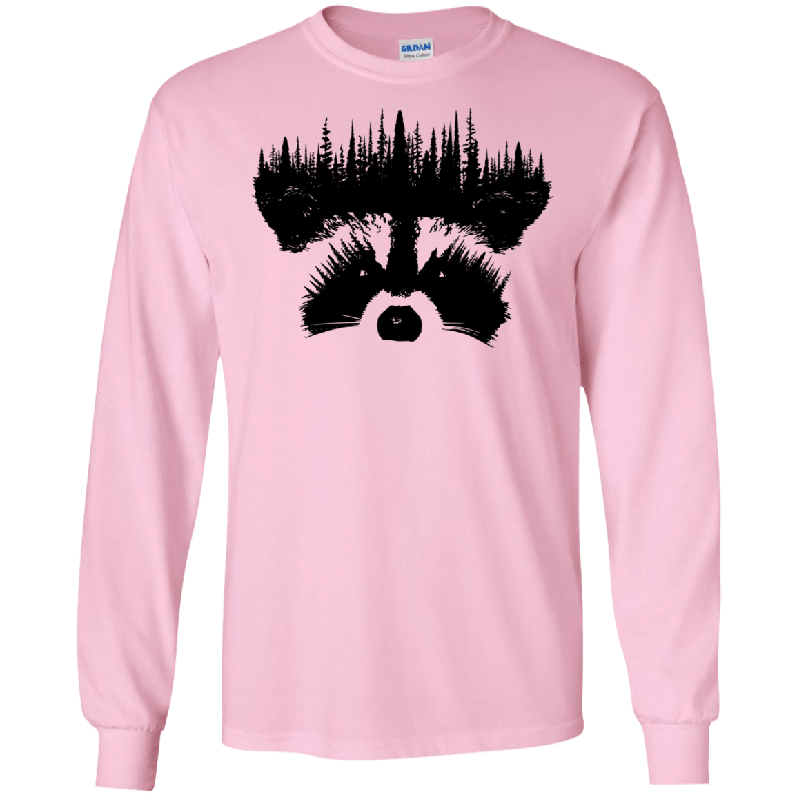 Raccoon Eyes Men's Long Sleeve T-Shirt