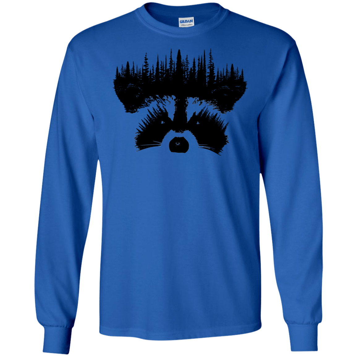 Raccoon Eyes Men's Long Sleeve T-Shirt