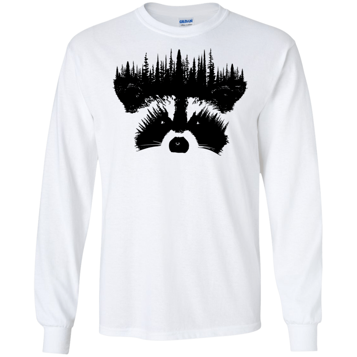 Raccoon Eyes Men's Long Sleeve T-Shirt