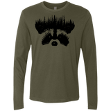 Raccoon Eyes Men's Premium Long Sleeve