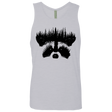 T-Shirts Heather Grey / S Raccoon Eyes Men's Premium Tank Top