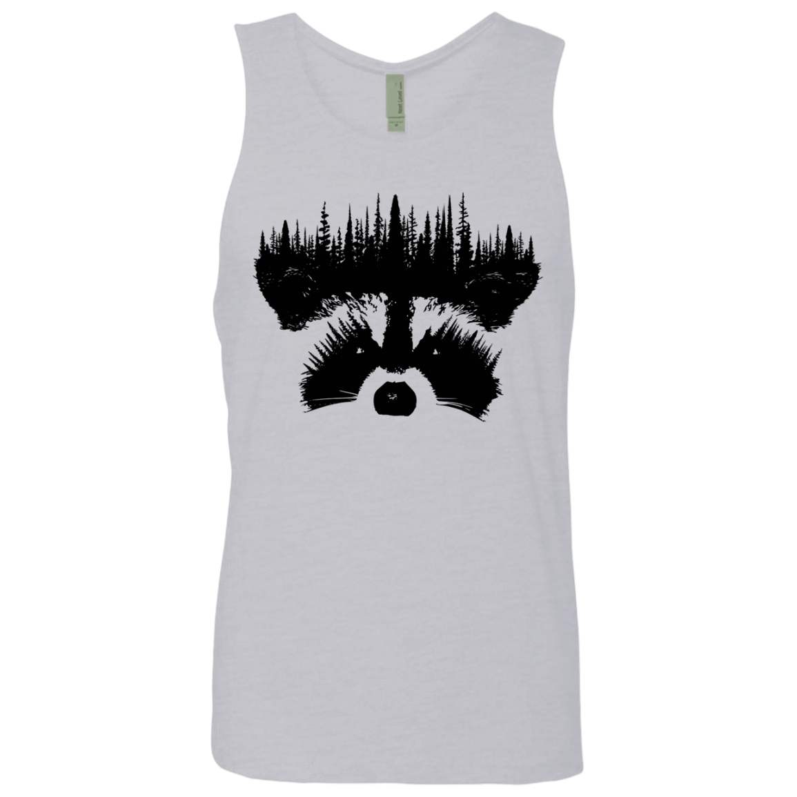 T-Shirts Heather Grey / S Raccoon Eyes Men's Premium Tank Top