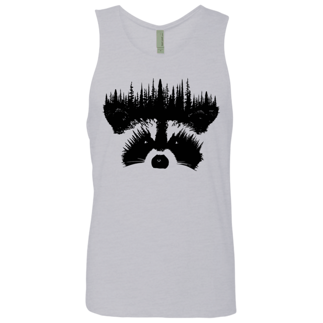 T-Shirts Heather Grey / S Raccoon Eyes Men's Premium Tank Top