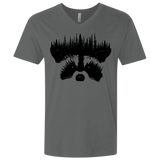 T-Shirts Heavy Metal / X-Small Raccoon Eyes Men's Premium V-Neck